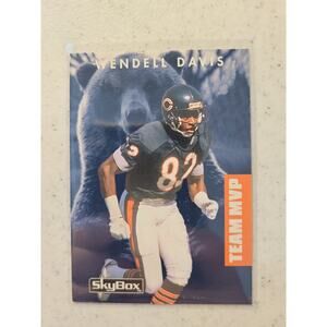 Wendell Davis 1992 Skybox Primetime no. 232 - Team MVP - NFL - Freshly Opened